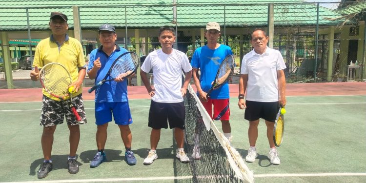 Pertandingan Tenis Lapangan Fun Game LPMP Jilid 2 Digelar, Pasangan Abdul Hamid – Harno Raih Juara I