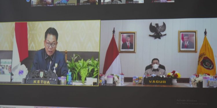 Wagub Edy Pratowo Sampaikan Pidato Pengantar Gubernur Kalteng