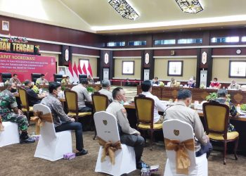 Wagub H. Edy Pratowo Pimpin Rakor Pemprov.Kalteng Dengan PemKab/ Kota Dalam Rangka Antisipasi Penyebaran Covid-19 Bulan Puasa dan Lebaran 2022