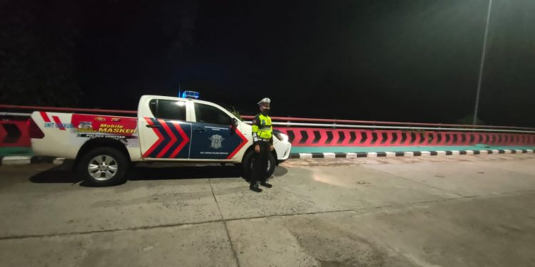 Satlantas Polres Seruyan Laksanakan Patroli Malam Cegah Balapan Liar