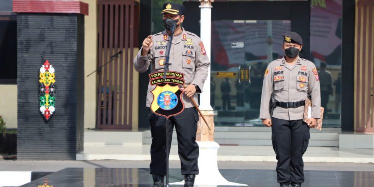 Kapolres Seruyan Lepas Personel Patroli Skala Besar