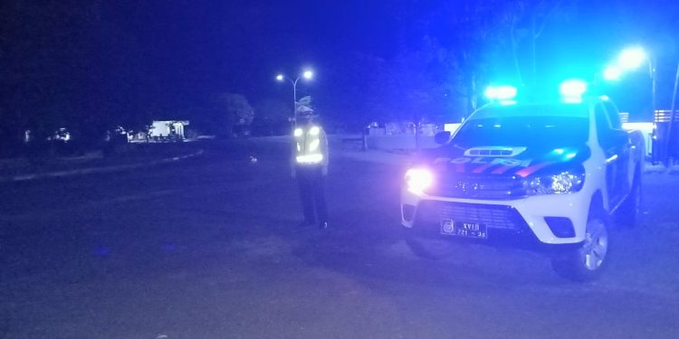 Cegah Aksi Balapan Liar Satlantas Polres Seruyan Patroli Malam