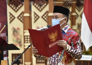 Gubernur Sugianto Sabran Lantik Pejabat Pimpinan Tinggi Pratama, Pejabat Administrator dan Pejabat Fungsional Pemprov. Kalteng