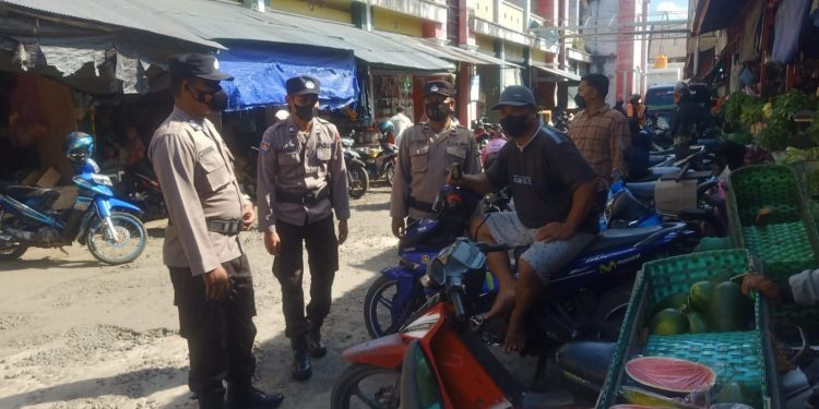 Polres Seruyan Gencarkan Himbauan Prokes Cegah Covid-19