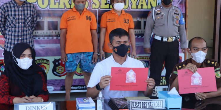Satresnarkoba Polres Seruyan Musnahkaan Barang Bukti Narkotika Shabu