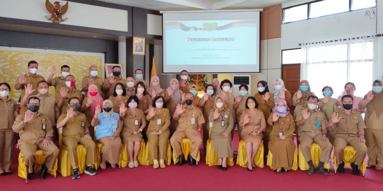 BPSDM Prov. Kalteng Ikuti Sosialisasi Pedoman Pengendalian Gratifikasi di Lingkungan Pemprov Kalteng