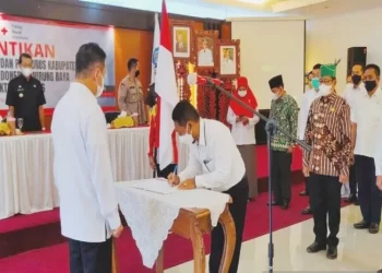 Heriyus Pimpin PMI Murung Raya Periode 2021-2026