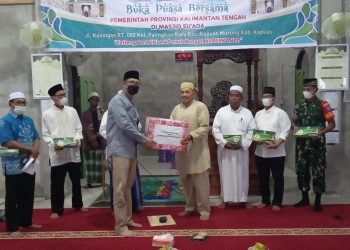 Tim Safari Ramadan Pemprov Kalteng Buka Puasa Bersama di Masjid Su`ada Kapuas Murung