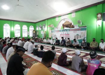 Kadis Kominfosantik Agus Siswadi Gelar Safari Ramadhan di Masjid Baitul Atiq, Barito Utara