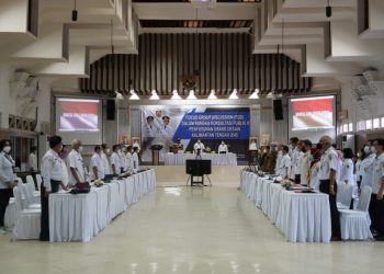 Sahli Herson B. Aden Buka FGD Konsultasi Publik ke II Grand Design Kalteng 2045