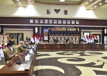 Arahan Gubernur Melalui Pj. Sekda Nuryakin Pada Rakor Percepatan Vaksin dan Booster Covid-19