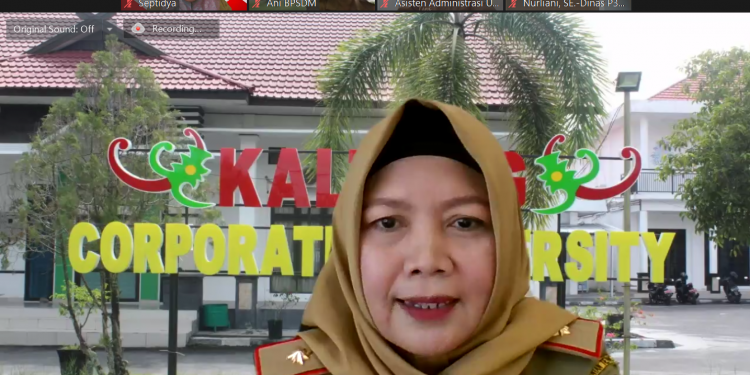 BPSDM Prov Kalteng Gelar Workshop Peningkatan Kapasitas Assesor PMPRB Secara Virtual