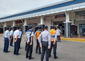 Dishub Kalteng Hadiri Rampcheck Angkutan Penumpang di Terminal Tipe-A W.A Gara Palangka Raya