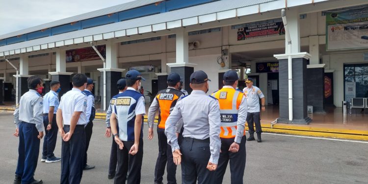 Dishub Kalteng Hadiri Rampcheck Angkutan Penumpang di Terminal Tipe-A W.A Gara Palangka Raya