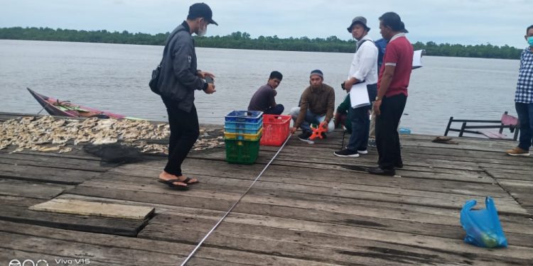 Dislutkan Kalteng Laksanakan MC-O dan Penyerahan Lapangan Pembangunan Dermaga PP Kuala Pembuang Tahap II