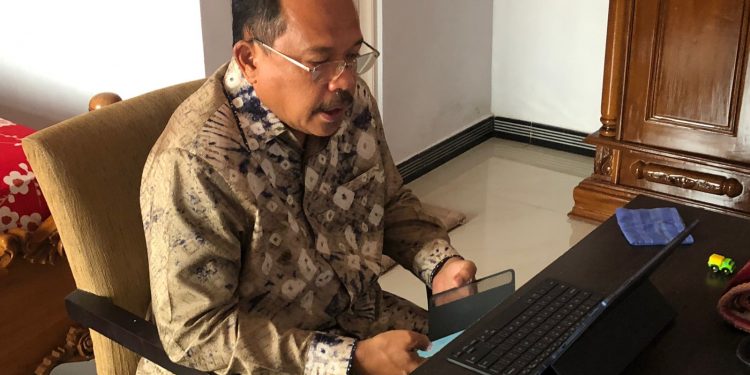 Pj. Sekda H. Nuryakin Hadiri Pelantikan Pengurus IAI Wilayah Kalteng Periode 2021 -2024