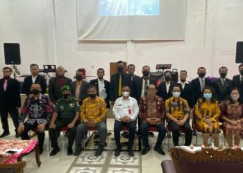 Sahli Herson B Aden Hadiri Pelantikan Pengurus Sinode Pusat GMAA Palangka Raya Periode 2022-2027