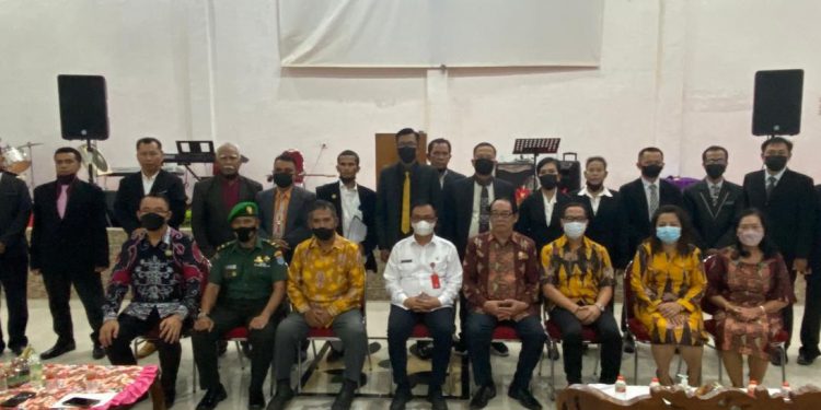Sahli Herson B Aden Hadiri Pelantikan Pengurus Sinode Pusat GMAA Palangka Raya Periode 2022-2027