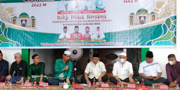 Pemprov Kalteng Laksanakan Safari Ramadan di Masjid Attaqwa Sepang, Gunung Mas