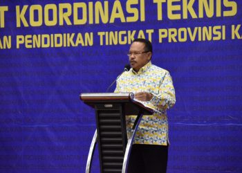Pj. Sekda Kalteng Buka Rapat Koordinasi Teknis Indikator SPM Pendidikan Tahun 2022