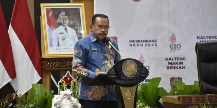 Pj. Sekda H. Nuryakin Sampaikan Ringkasan Rancangan RKPD Prov. Kalteng Tahun 2022