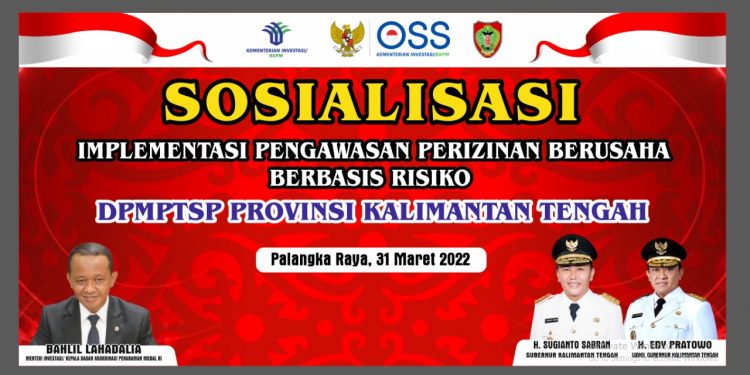 Sahli KSDM Suhaemi Buka Sosialisasi Pengawasan Perizinan Berusaha Berbasis Risiko di Kalteng