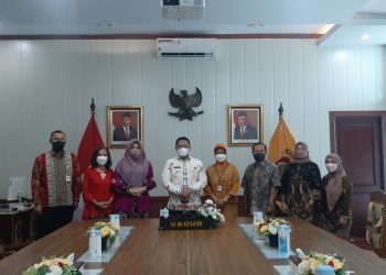 Wagub Edy Pratowo Terima Kunjungan Sekretaris Balai Pelestarian Cagar Budaya Kaltim dan Kepala Balai Pelestarian Budaya Kalbar
