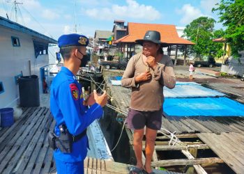 Satpolairud Polres Seruyan Sambang Kamtibmas Masyarakat