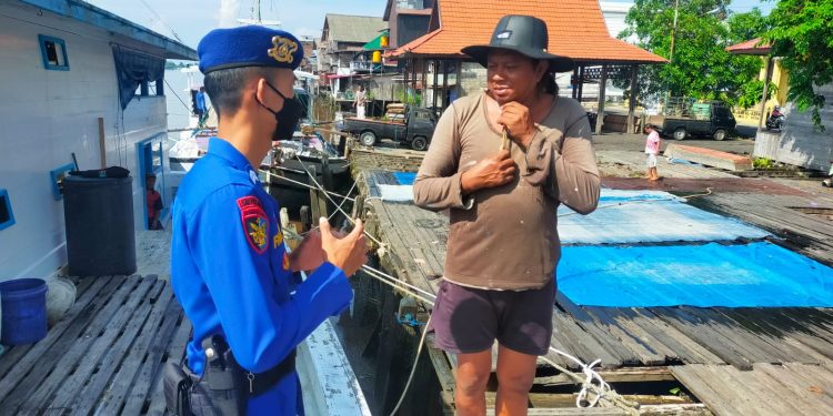 Satpolairud Polres Seruyan Sambang Kamtibmas Masyarakat
