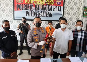 Tebas Korban Dengan Mandau, Dua Terduga Pelaku Penganiayaan Ditangkap