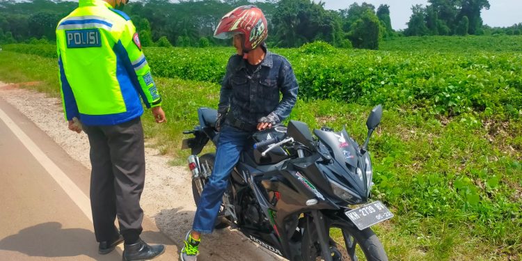 Sat Lantas Polres Seruyan Tindak Pelanggaran Fatalitas Laka