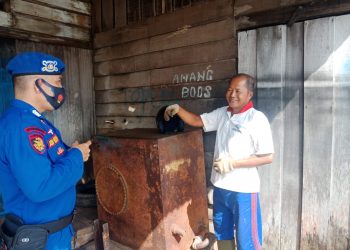 Satpolairud Jaga Harkamtibmas Sekitar DAS Seruyan