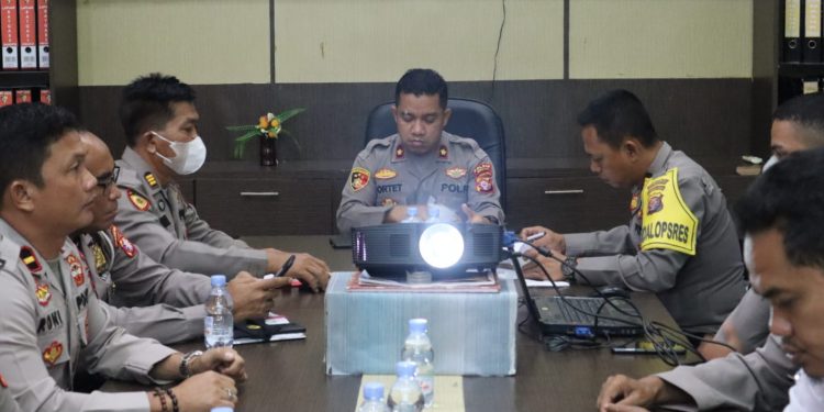 PJU Polres Seruyan Gelar Rapat Kordinasi