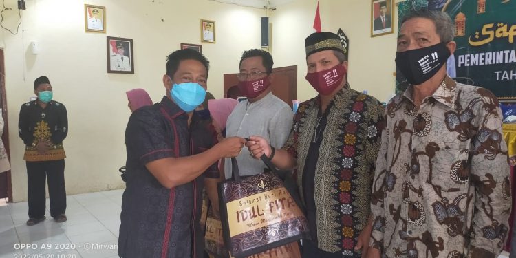 Herius Hadiri Safari Syawal di Kecamatan Laung Tuhup