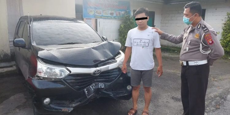 Polisi Amankan Terduga Pelaku Tabrak Lari di Jalan Menteng Palangka Raya