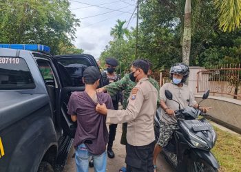 Satsamapta Polresta Palangka Raya Amankan Pelaku Pencurian