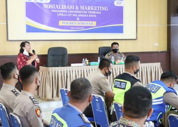 Anggota Polres Seruyan Bisa Kuliah di UT Langsung Semester II