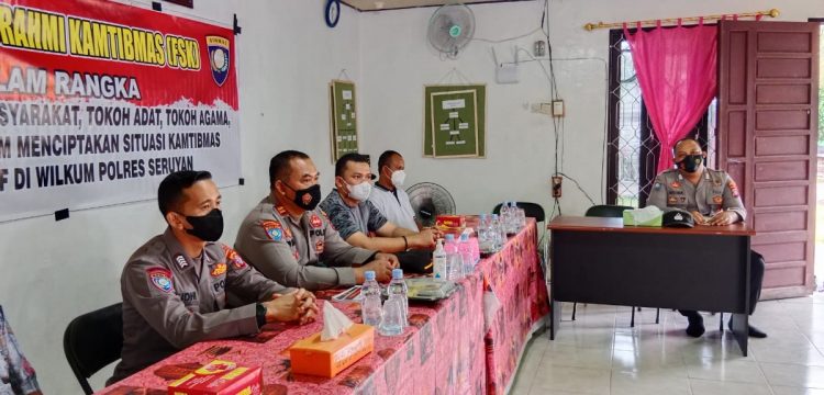 Pesan Kamtibmas Melalui FSK Satbinmas Polres Seruyan