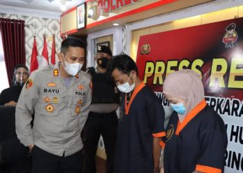 Polres Kobar Amankan 2 Terduga Pelaku Penelantaran Bayi