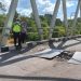 Ada Jembatan Rusak, Satlantas Polresta Palangka Raya Lakukan Ini