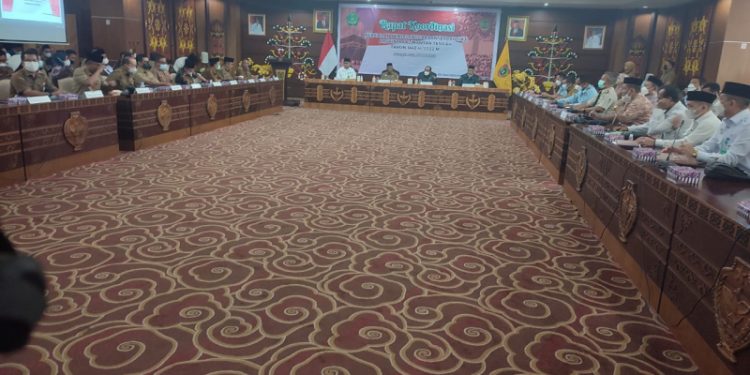Asisten Bidang Pemerintahan dan Kesra Buka Rakor Persiapan Penyelenggaraan Ibadah Haji Tahun 1443 H/2022 M
