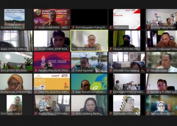 Sahli Herson B. Aden Buka FGD Penyusunan Kajian Lingkungan Hidup Strategis Revisi RTRW Prov. Kalteng Tahun 2021-2041