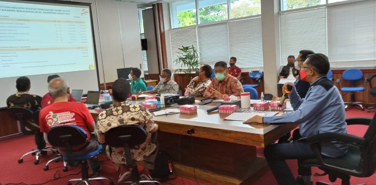 Kadislutkan Pimpin Rapat Penyusunan Draft Pergub Payung Hukum Program Shrimp Estate