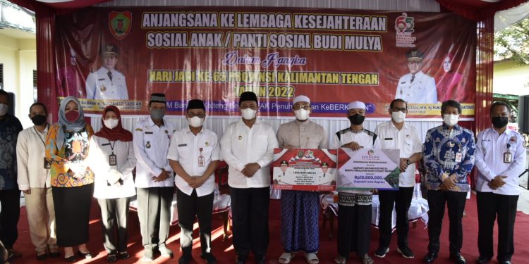 Peringati Hari Jadi ke-65 Prov. Kalteng, Wagub Edy Pratowo Anjangsana ke LKS Budi Mulya Palangka Raya