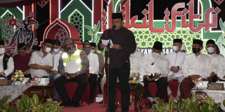 Wagub Kalteng Lepas Pawai Takbir Sambut Hari Raya Idul Fitri 1 Syawal Tahun 1443 H / 2022 M
