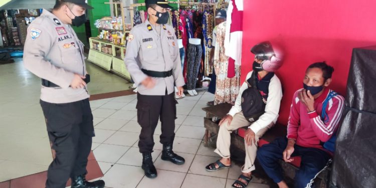 Tim Yustisi Polres Seruyan Sasar Kerumunan Aktifitas Masyarakat