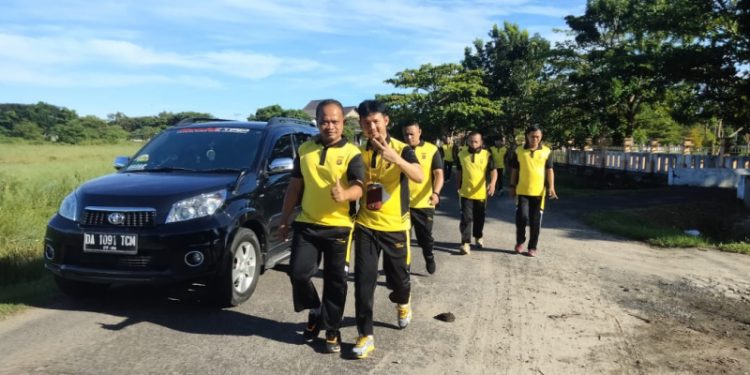 Jumat Sehat, Seluruh Anggota Polres Seruyan Giat Olahraga Bersama