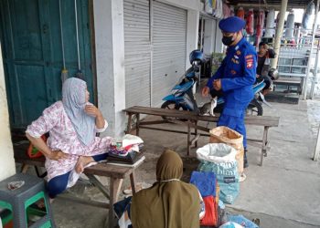Satpolairud Polres Seruyan Himbau Prokes Covid-19