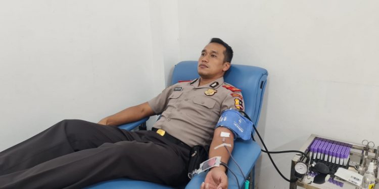 Mantan Kasat Reskrim Polresta Palangka Raya Ajak Warga Giat Donor Darah