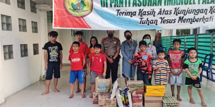 Selama Bertugas di Palangka Raya, Kompol Todoan Kerap Berbagi di Panti Sosial
